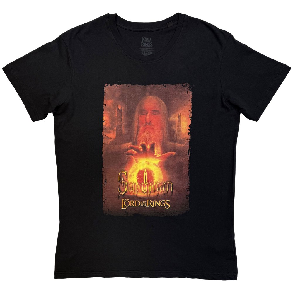 Lord Of The Rings - Saruman Homage Mens Tshirt - Black